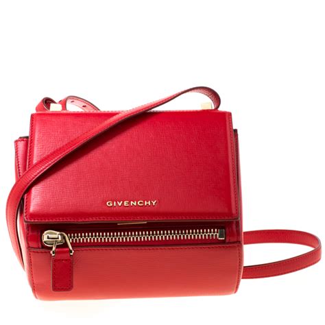 givenchy mini pandora box red|givenchy pandora mini crossbody bag.